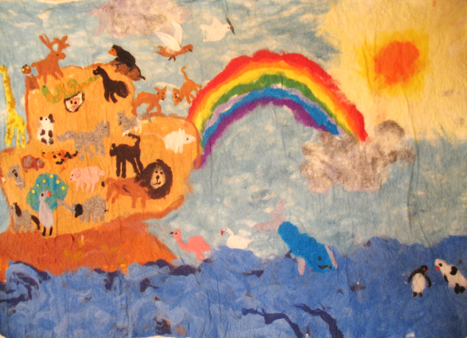 ציור של ילד בגן אנתרופוסופי. תמונה: באדיבות המכללה